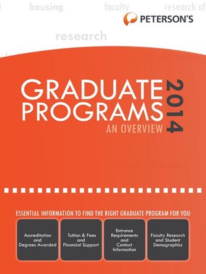 cover image of Graduate & Professional Programs
